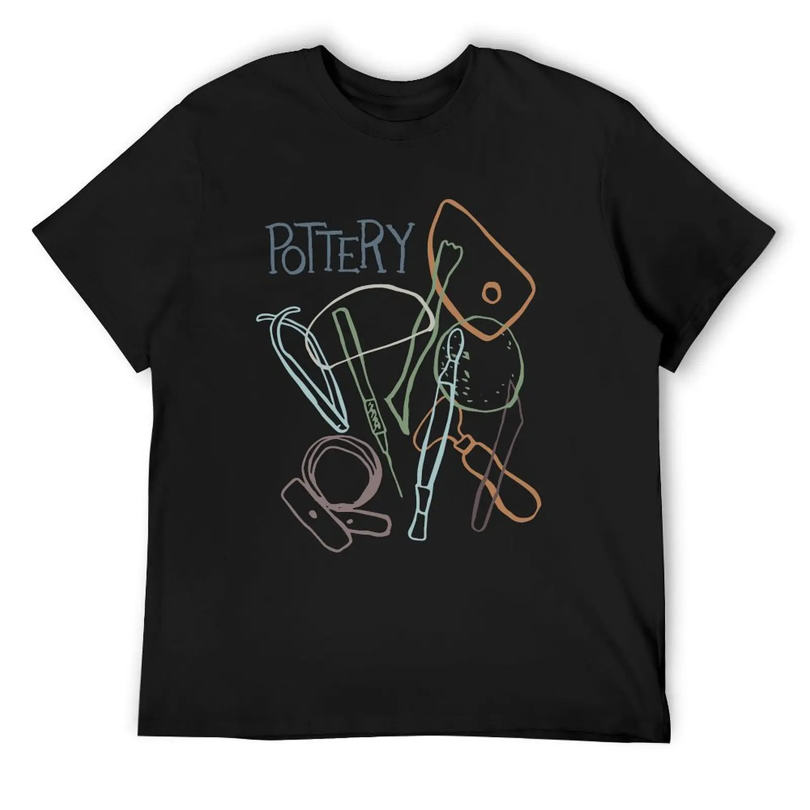 Pottery Tools Tshirt T-Shirt animal prinfor boys quick-drying sweat shirts, men