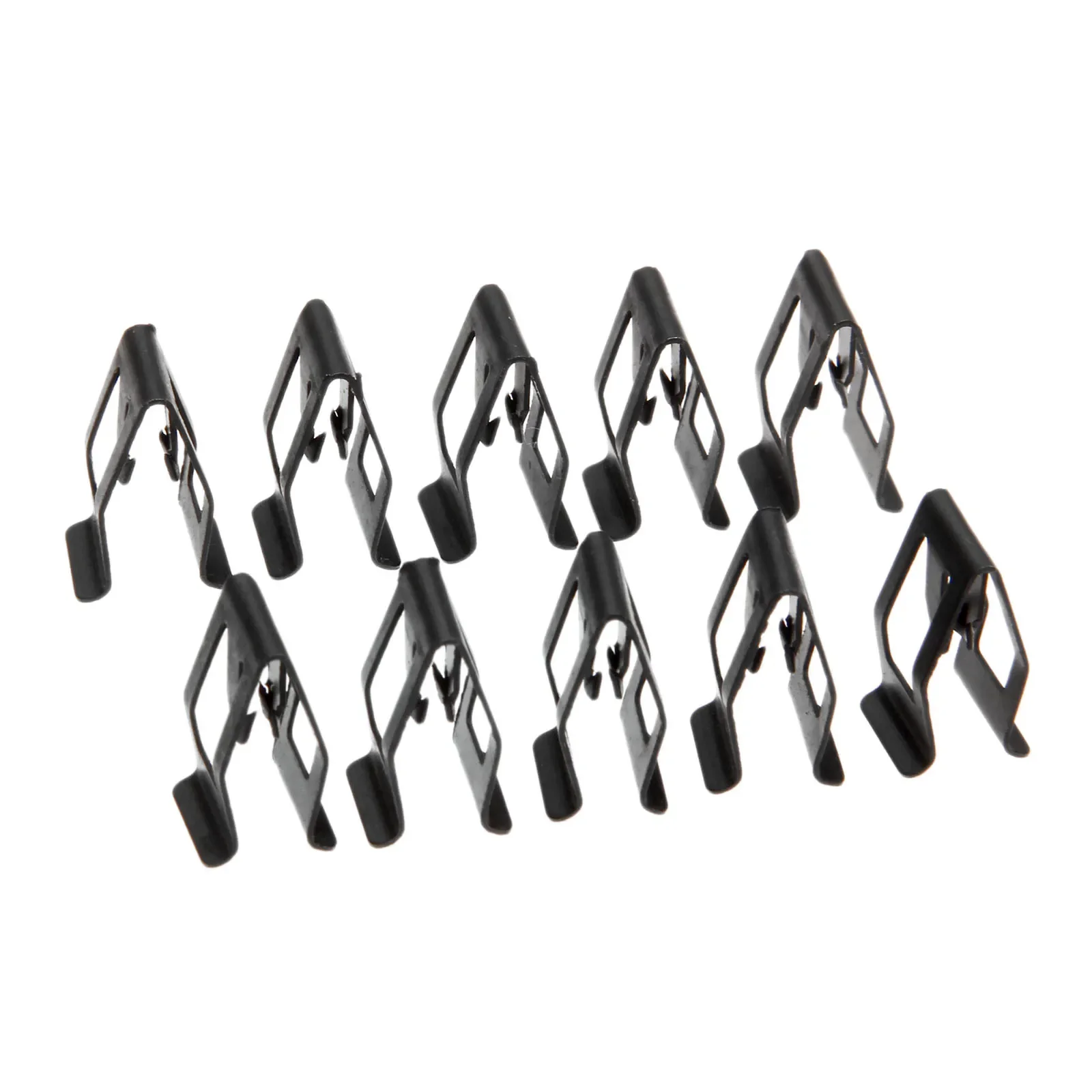 10Pcs Universal Car Front Console Dash Dashboard Auto Trim Metal Retainer Black Rivet Fastener clip for Ford Mazda Audi Toyota
