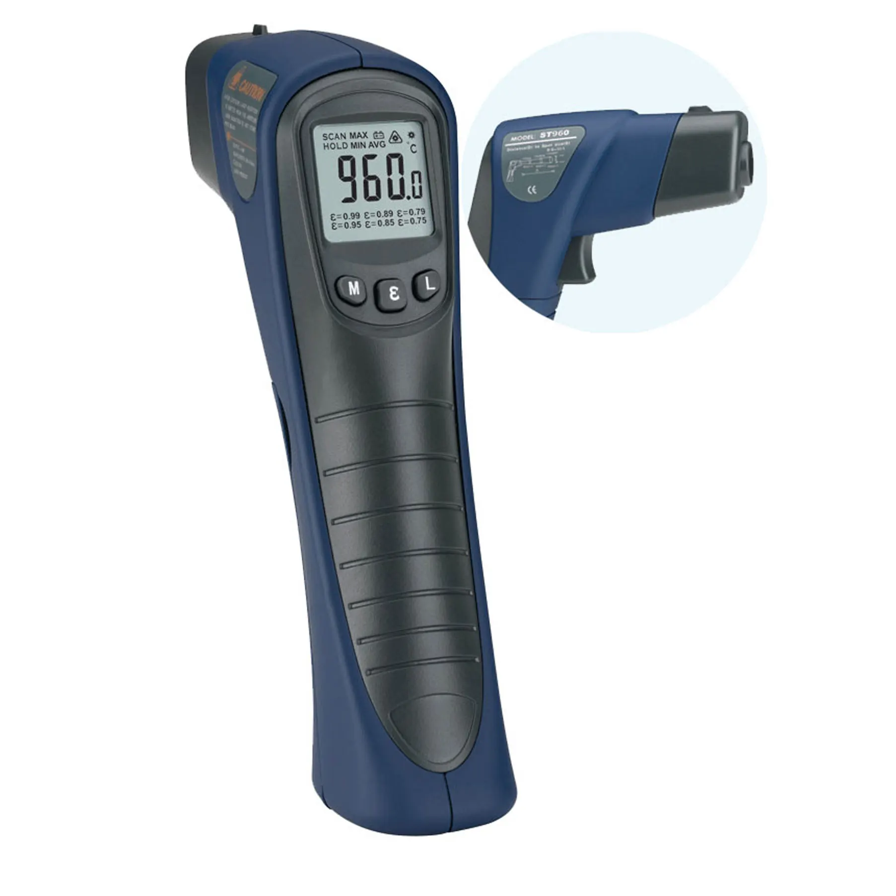 

ST1000 precise infrared thermometer non-contact measurement -25~1000 Celsius degree temperature tester for industry use