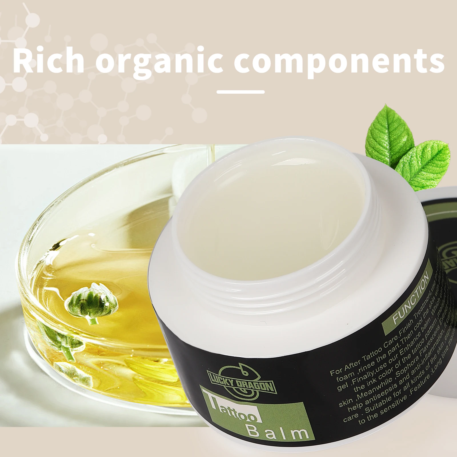 1pc, Tattoo Aftercare Butter Balm, Tattoo Ink Color Enhancement, Old & New Tattoo Moisturizer,Cream With Natural Ingredients