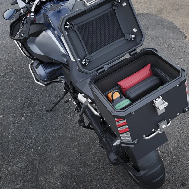 

Motorcycle Luggage Trunk Isolation Plate Trunk Isolation Plate For ZONTES 368G Motorbike Traveling Organizer 45L