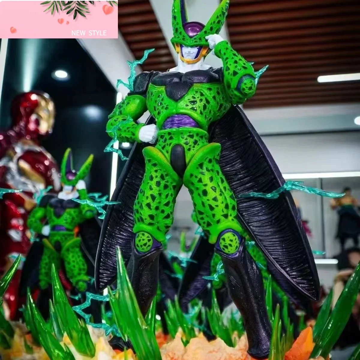 

New Dragon Ball Z Cell Figure 40cm PVC Action Figures GK Statue Room Ornament Collection Model Toys Birthday Gifts