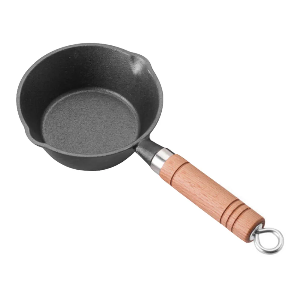 

Hot Oil Small Pot 11cm Diameter 5cm Height Premium Iron Non Stick Portable Mini Pan Hiking Camping Lightweight Compact Kitchen