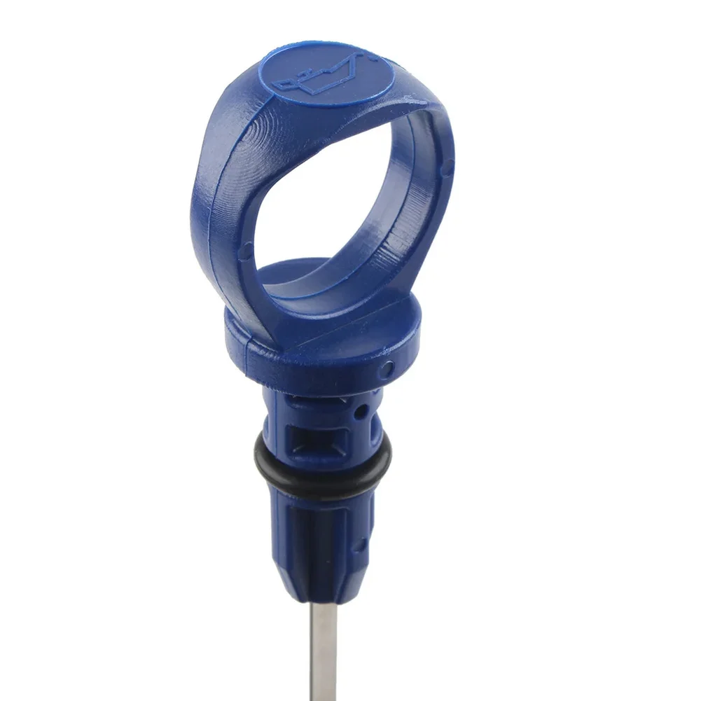 Steel Gauge Engine Oil Dipstick Vehicle Maintenance Blue Precision Measurement Accurate Scale Direct Replacement