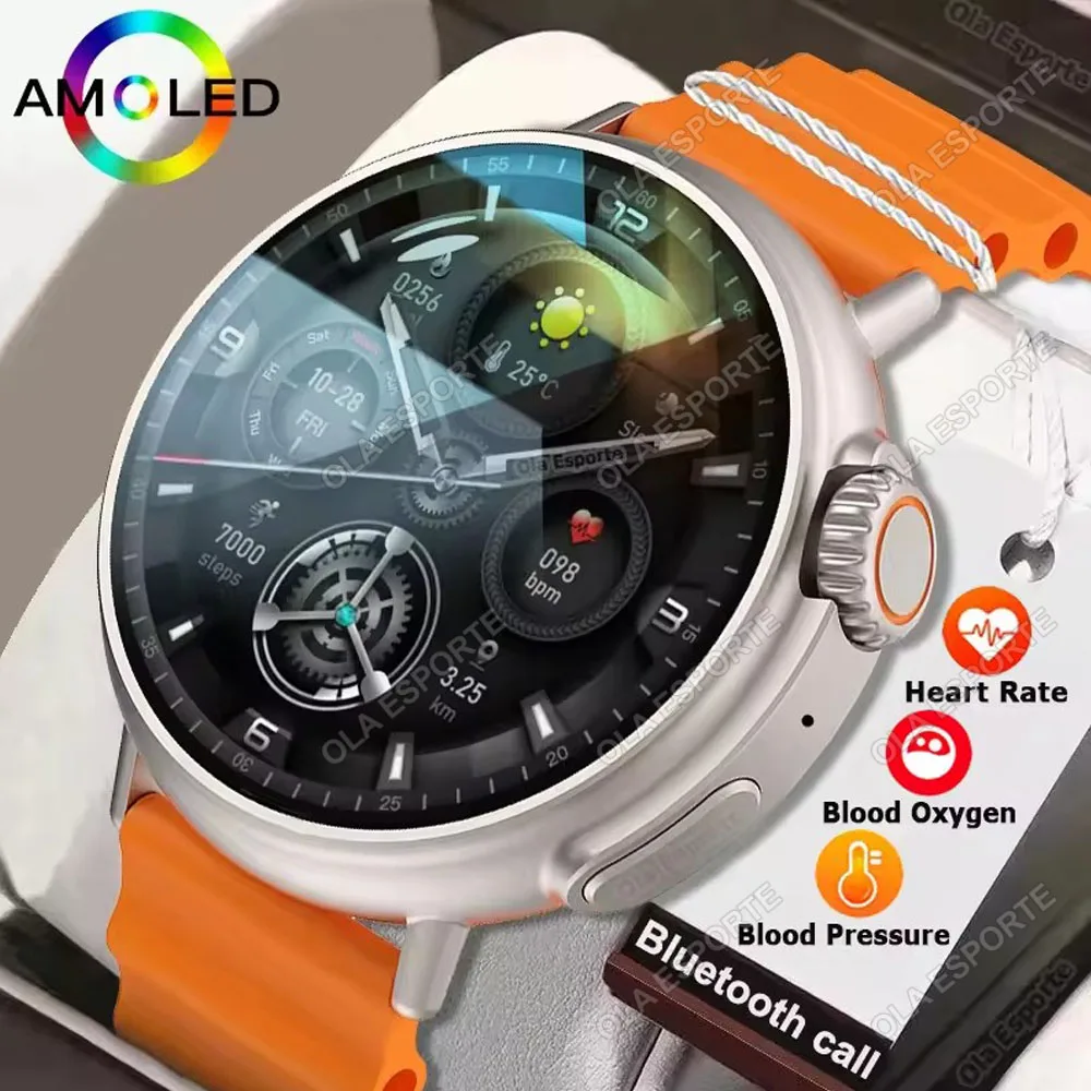 2025 Orologio Ultra 9 Astuto Della Vigilanza Degli Uomini GPS Chiamata Bluetooth Monitor di Salute Smartwatch Ricarica Senza Fili Braccialetto Sportivo Per Android IOS