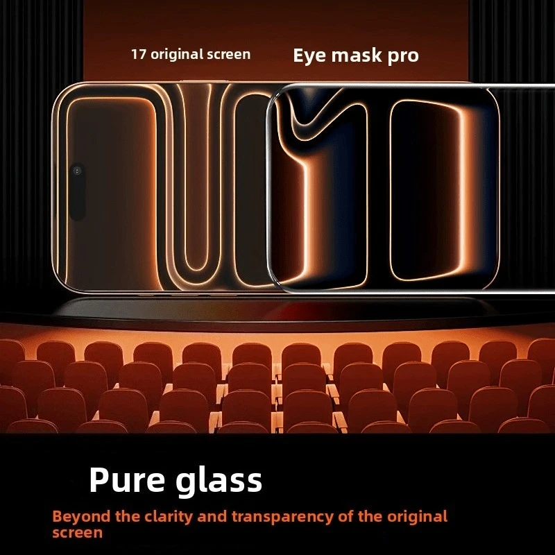 واقي شاشة 6 في 1 لهاتف آيفون 17 16 15 Pro Max 16e زجاج مقسى هوائي لهاتف آيفون 14 13 12 11 Pro Mini 15 14 Plus زجاج