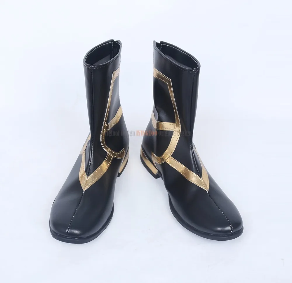 FGO Merlin Boots Cosplay Fate Grand Order Caster Merlin Cosplay Boots Shoes Custom Made Any Size