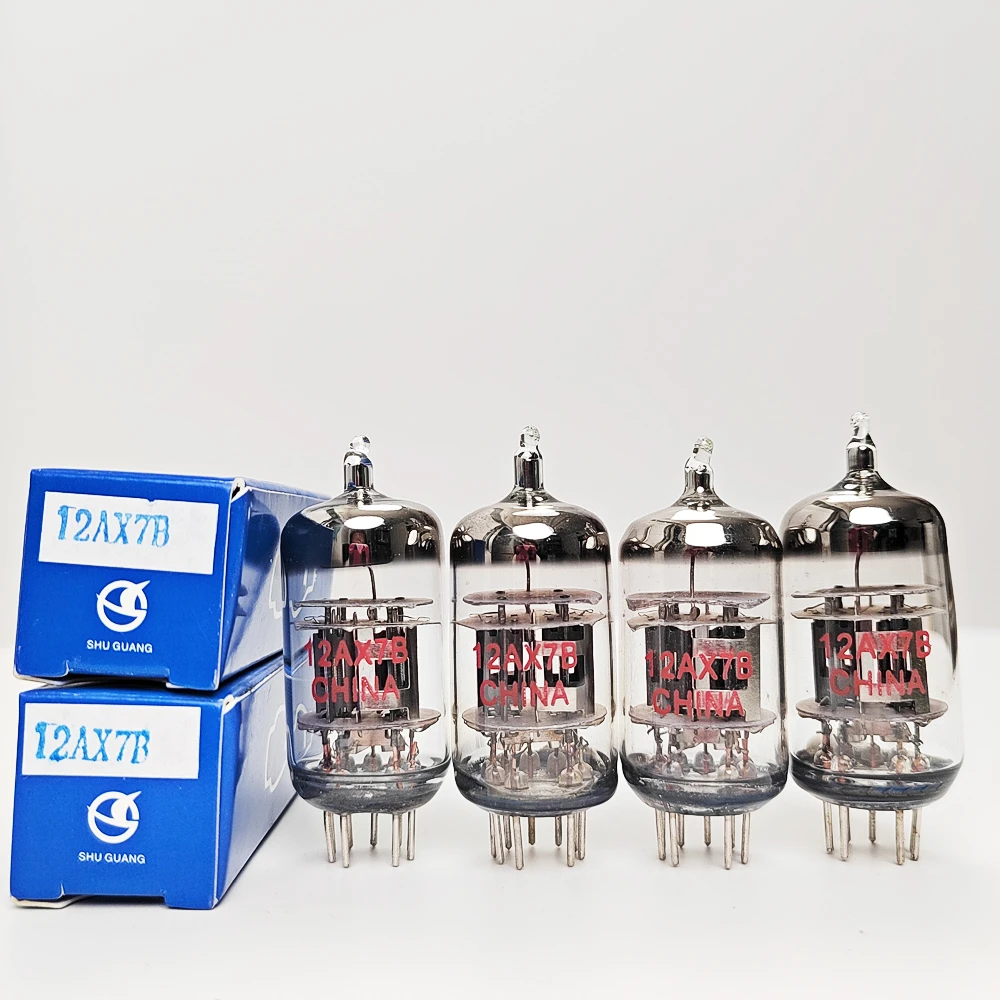SHUGUANG 12AX7B Vacuum Tube Audio Valve Replaces PSVANE TUNG-SOL GOLD LION LINLAI JJ EH ECC83 12AX7 Electronic Tube Amplifier
