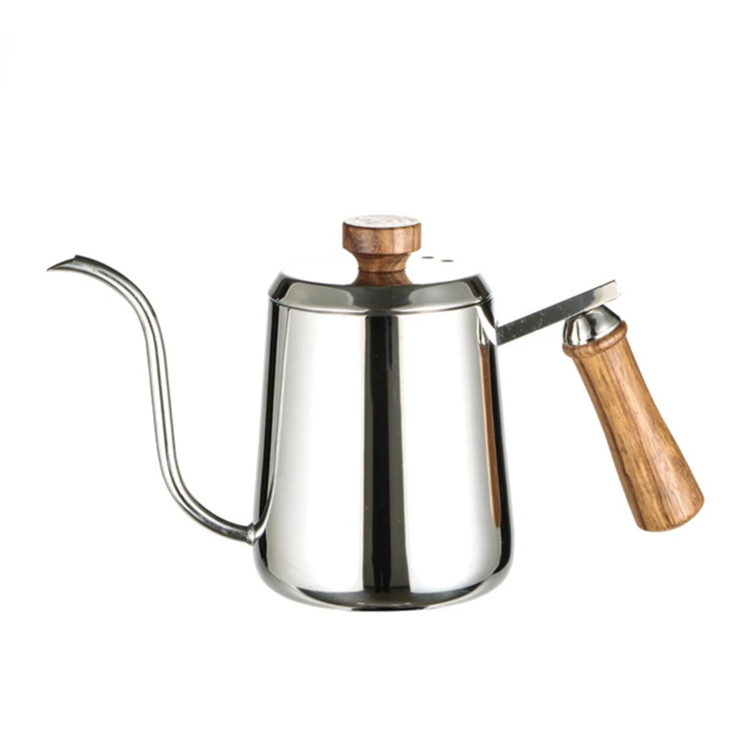 Non-stick Handcrafted Stainless Steel Swan Neck Pour Over Drip Kettle - Long Narrow Spout and Thin Mouth Design - Perfect 350/60