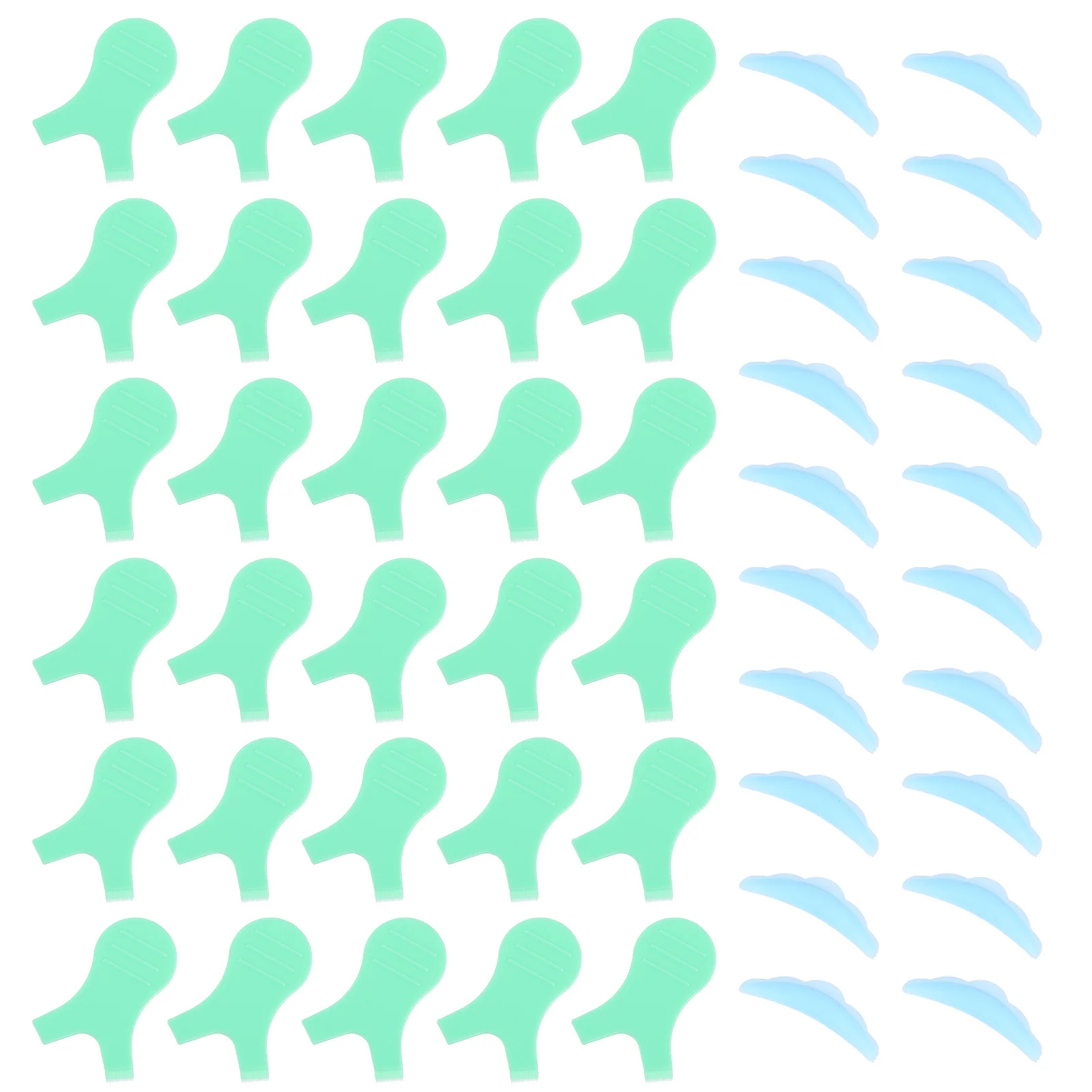 

30Pcs Eyelash Brush Lash Perm Lift Kit Durable Lightweight for Long Lasting Curl Home Salon Lash Lift Brush