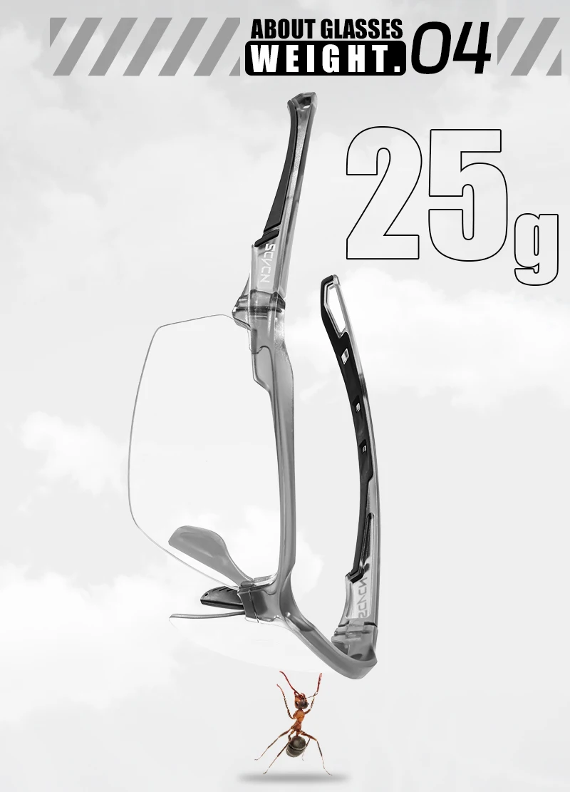 SCVCN Photochrome Radfahren Gläser Laufen Outdoor Sonnenbrille Männer Stoßfest Taktische Brille Outdoor Airsoft Schießen Gläser – Detail 6