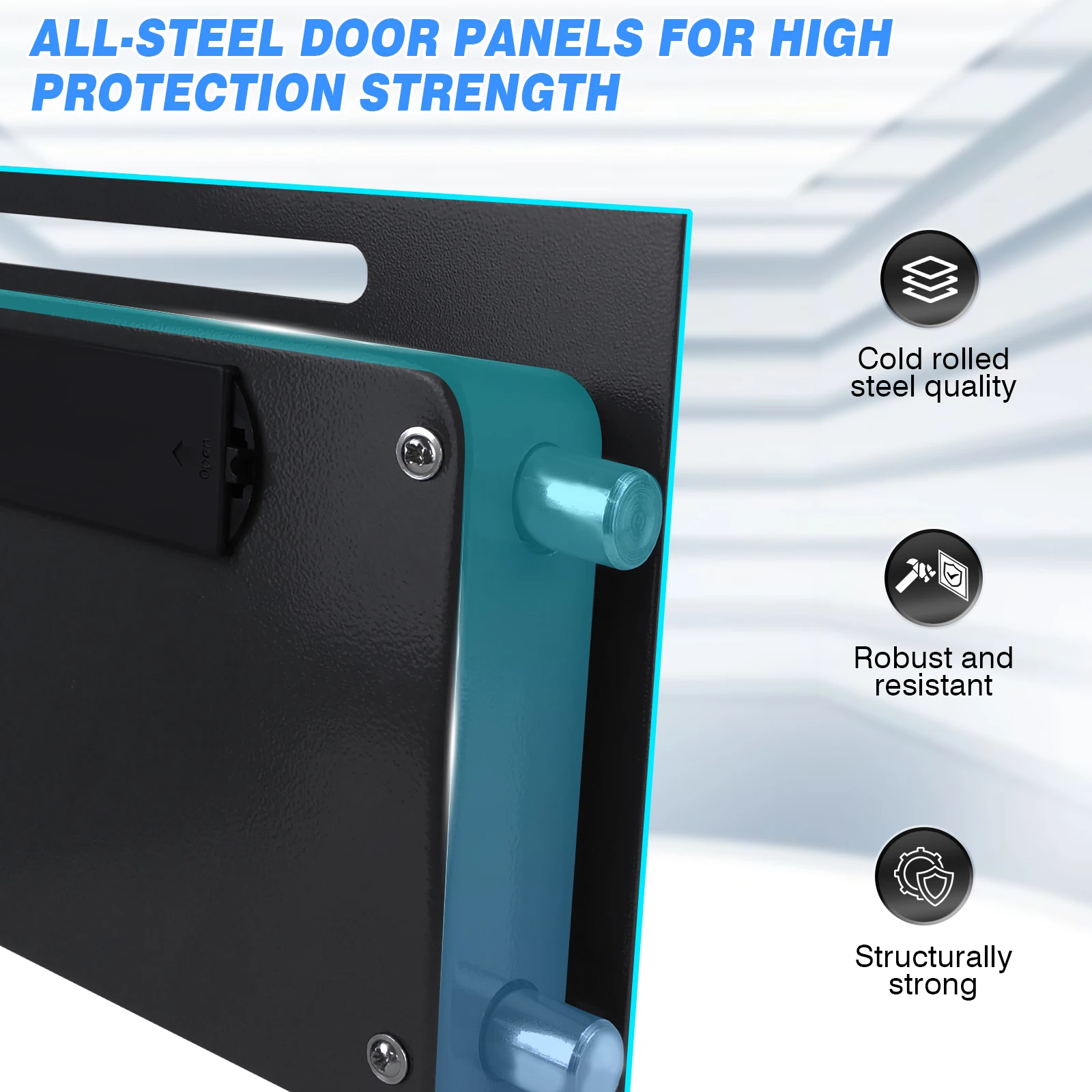 16L كبيرة الحجم Stahl-Safebox 2 دليل Überschryfungsschlüssel آمنة Elektronische seguridad فور المنزل مكتب النقدية