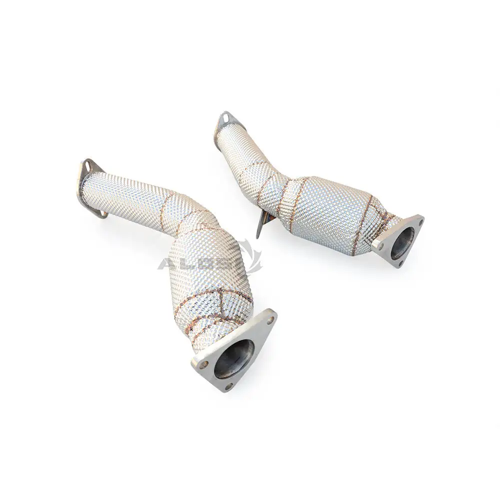

For Infiniti Q70 2.5 3.7 2013-2019 Manifold High Flow Sport Exhaust Pipe Catalytic Converter Insulated Manifold Exhaust