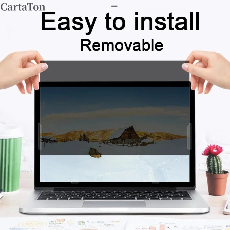 For Laptop 13 14 15.6 17.3 Privacy Screen Protector 11.6 12.5 18.5" Notebook PC Computer Film Anti-spy Filter Anti-peeping 2023