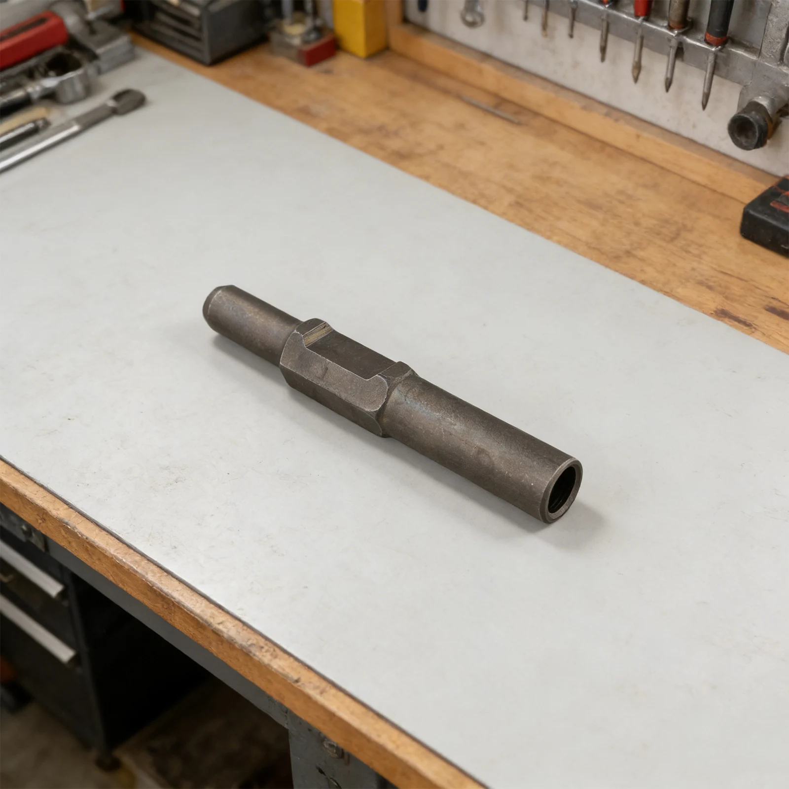 /65A /Shank /Ground Rod Driver 40Cr Alloy Steel Electric Hammer Attachment For Quick Piling And Electrical Engineering Installat