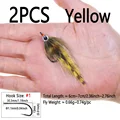 2pcs Yellow