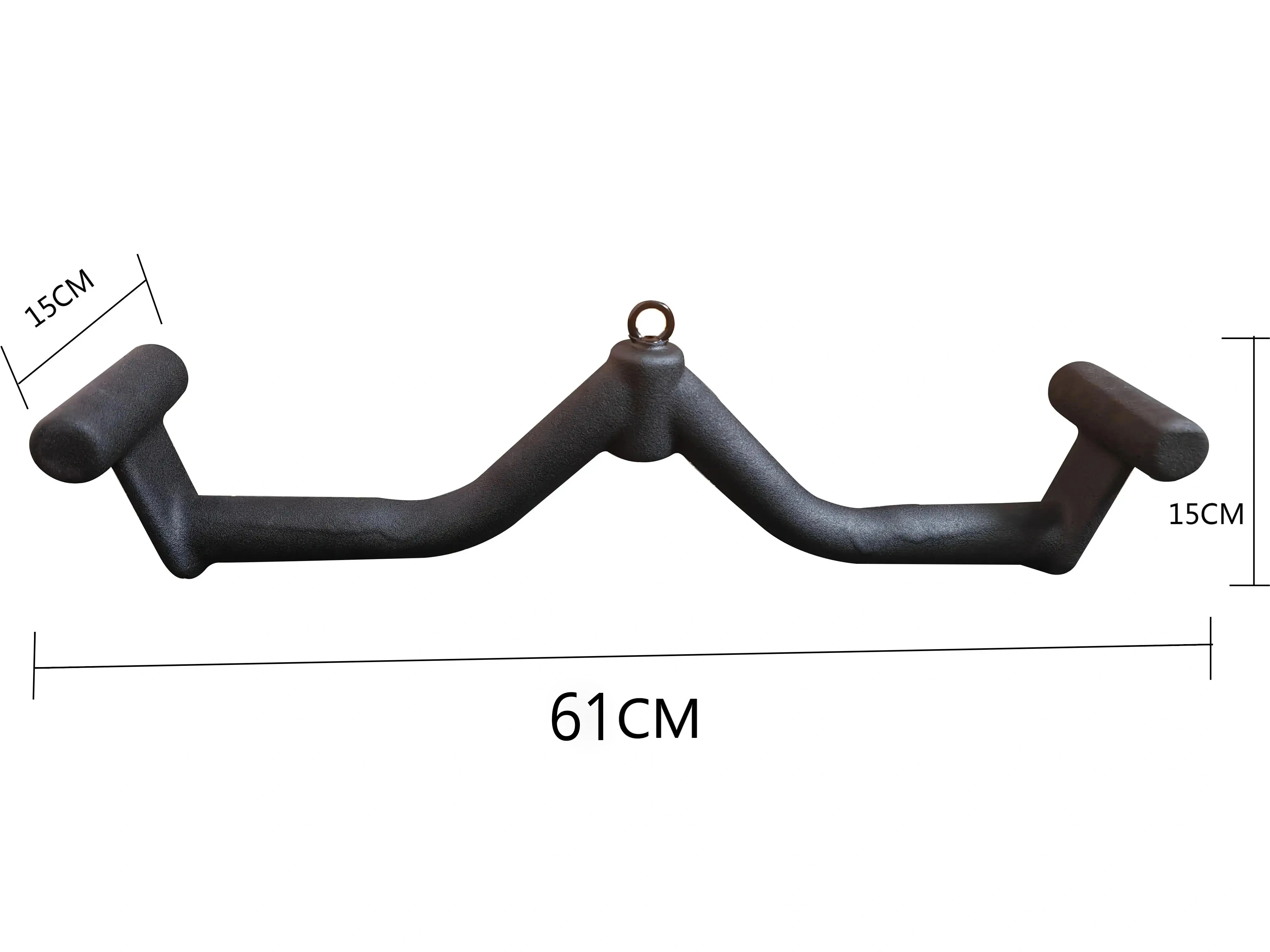 Domowa siłownia Fitness wioślarstwo koło pasowe kabel maszyna załączniki Bicep Curl Tricep Lat pulldown Bar uchwyty do treningu pleców