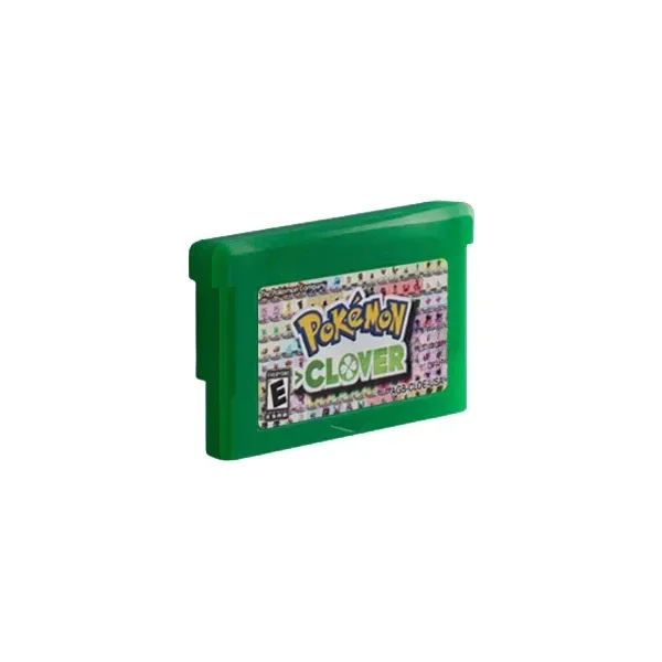 GBA Video Game Cartucho Console, Pokemon Luz, Iluminação Platinum, Amarelo Flora, Trevo do céu, Alta Qualidade Shell, 32 Bit