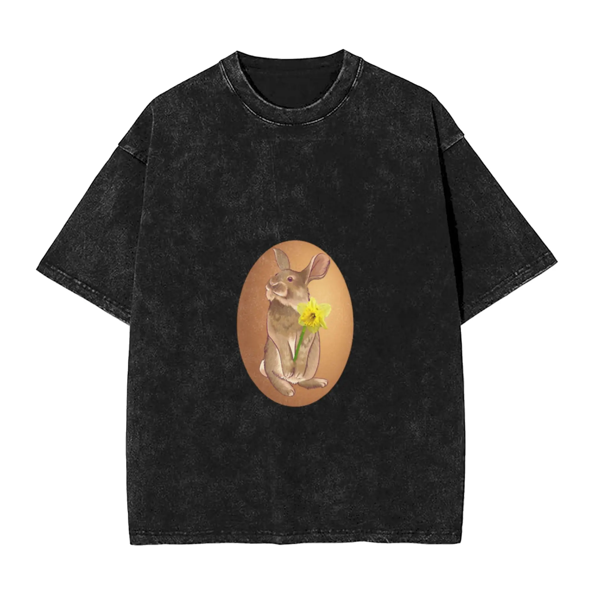 Easter Bunny Classic Cool A T-Shirt Oversized Short Sleeve Men's Women's Cotton Tees Tops