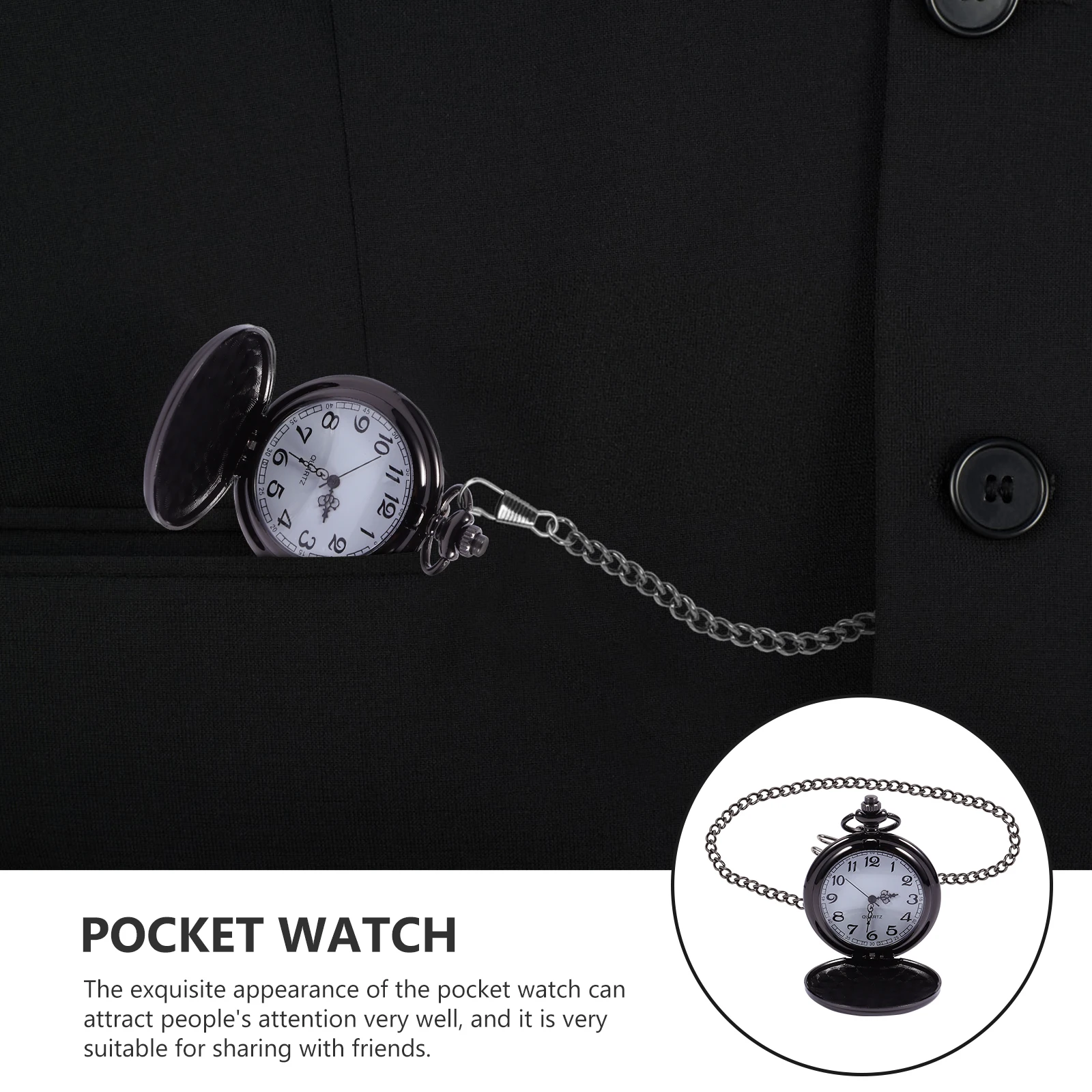 Рисунок 6 - Часы в винтажном стиле с цепочкой