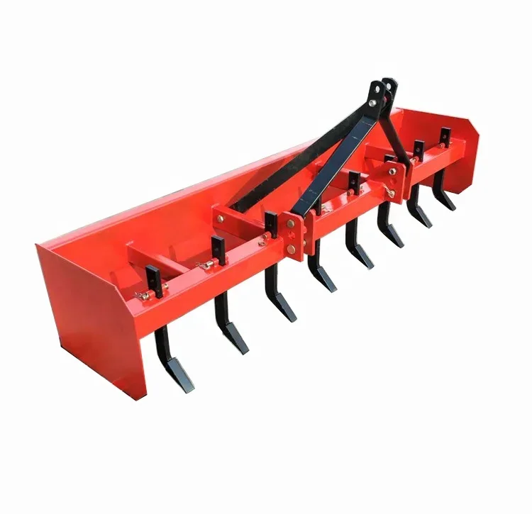 farm land leveller 3 point mounted box type blade grader