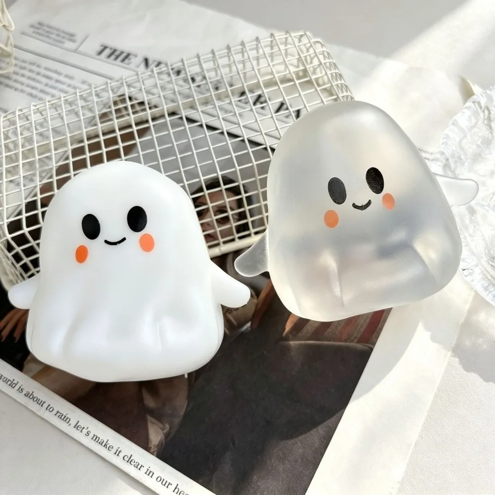 Favor Slow Rebound Ghost Squishy Slow Rising Cute Ghost Squeeze Moldable Spooky Ghost Fidget Desktop Decor