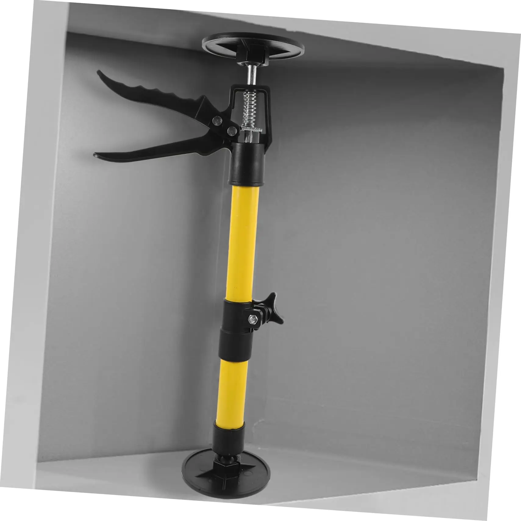 

2 PCS Heavy Duty Telescopic Cabinet Jack, One-Hand Operation, 40KG Load Bearing for Upper Cabinet & Door Frame Installation