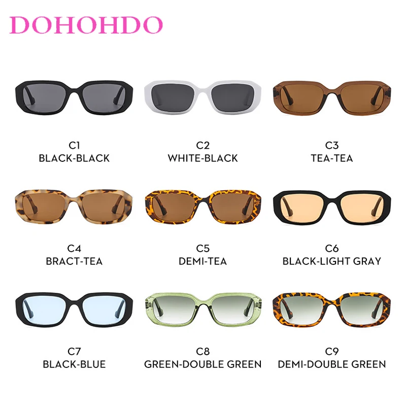 Classic Vintage Square Sunglasses Men Women Unisex Fashion Luxury Brand Designer Personality Outdoors Driving Sun Glasses UV400