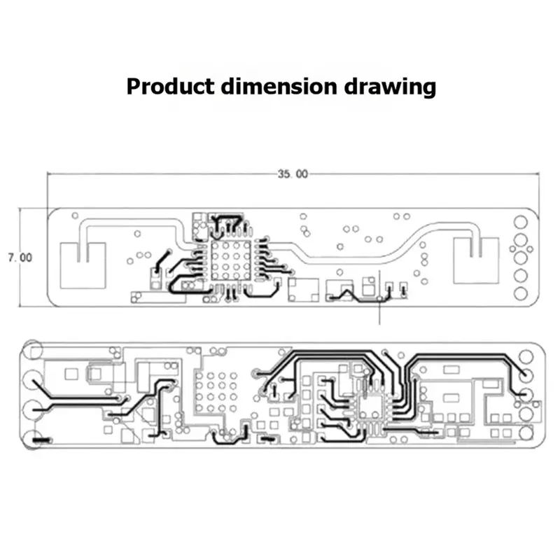 Reliable-LD2410D 24G 24Ghz Smart Human Presence Sensing Radar Module LD2410D Millimeter Wave Motion Switch Sensor,LD2410D 24G 24