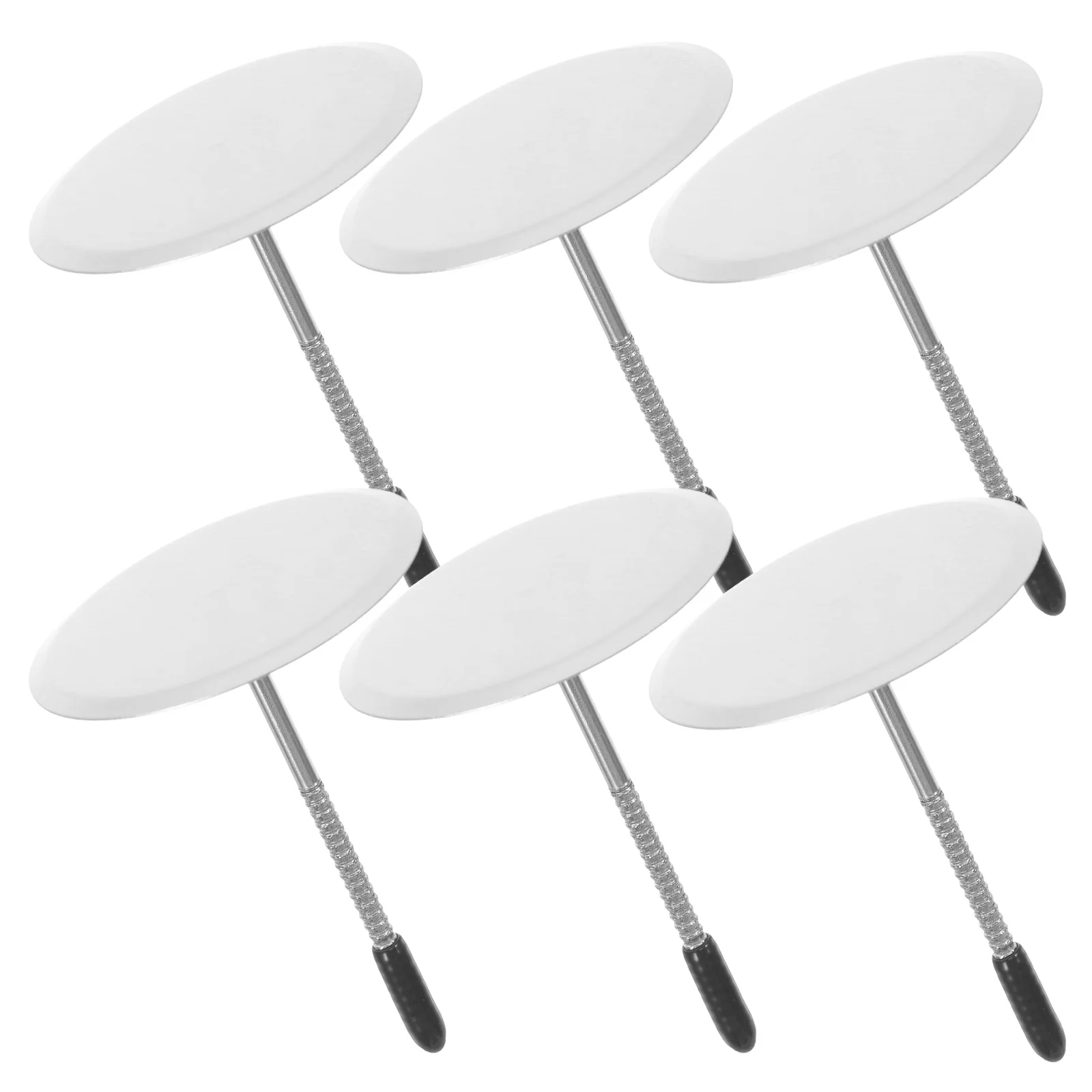 

6pcs Cake Decoration Tool Stainless Steel Piping Stick Flower Nails Baking Needle Dessert Set Beginners Cake Decorating
