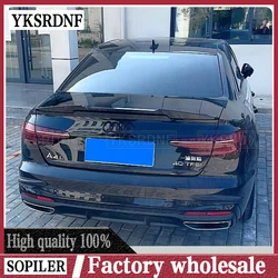 For Audi A4 B9 2017 2018 2019 2020 2021 2022 Spoiler High Quality ABS Plastic Primer Color Rear Trunk Lip Spoiler Car Styling