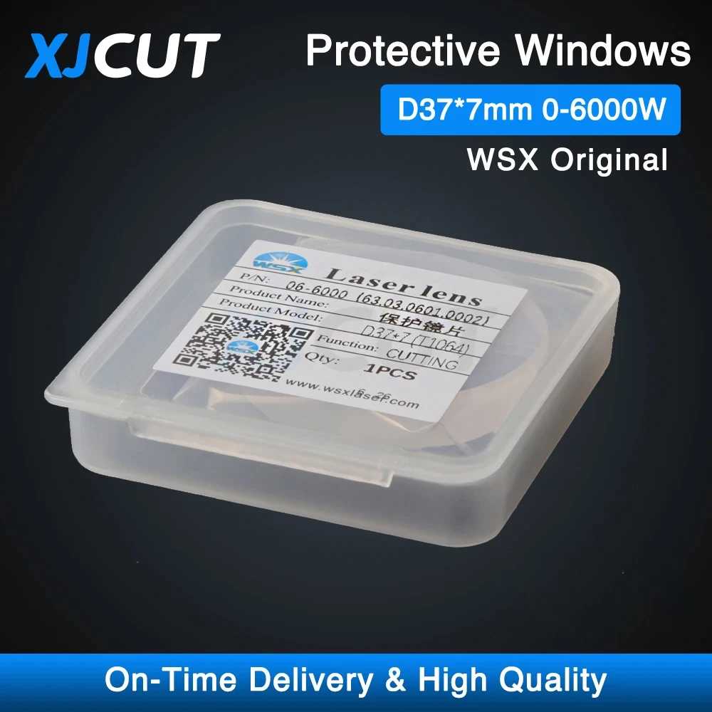 WSX Original  Laser Lens 30x5 Protective Windows 4KW 1064nm Fused Silica Optical 18x2 20x2 For WSX Fiber Cutting Head KC13/15
