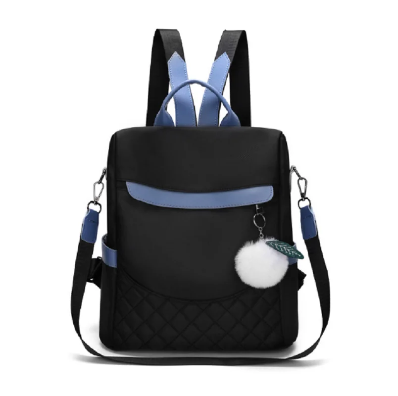 Korean New Women Large Capacity Waterproof Nylon Backpack Fashion Anti Theft Travel Shoulder Bags Notebook Laptop School Bag