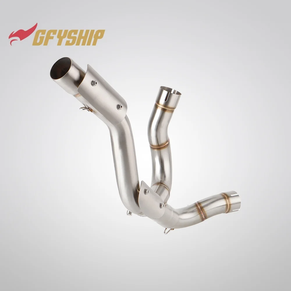 Motorcycle Exhausts Middle Link Pipes Slip-on For DUCATI DESERT X 2022 2023 2024 2025