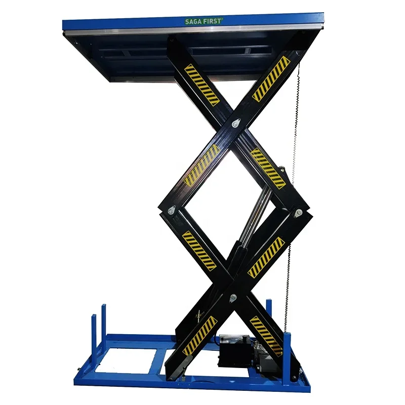 

-1m 3m 2tons Warehouse Hydraulic Lifting Platform Cargo Lift Table Electric Small Mini Scissor Lifter