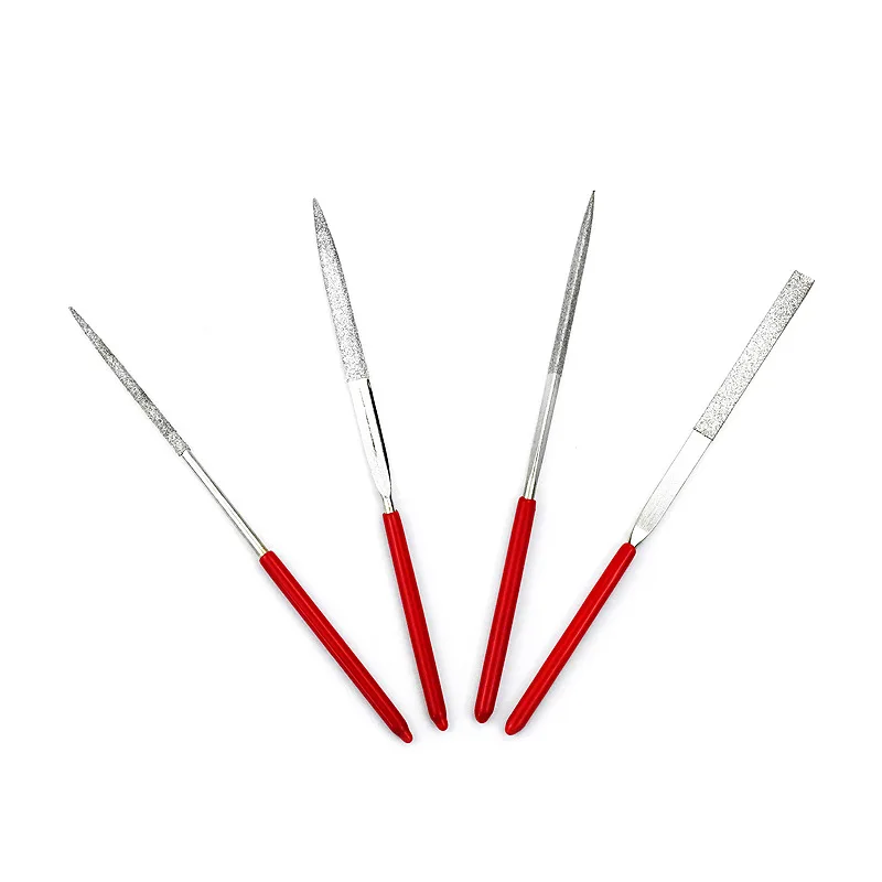 4pcs file round file diamond file flat file finishing and grinding file  whatch file