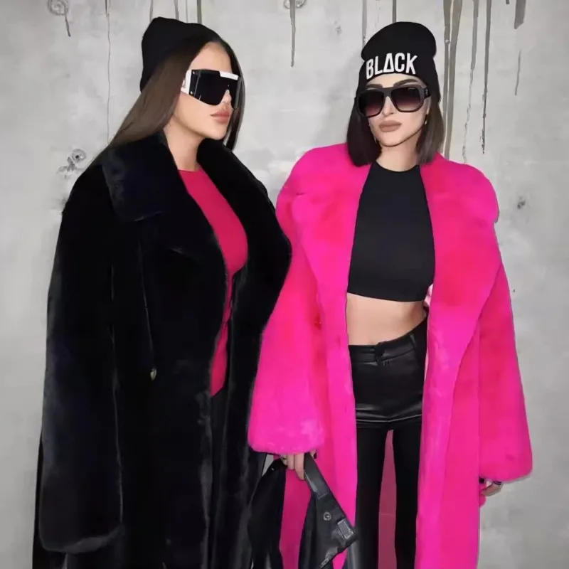 

Осень-зима 202, женское пальто из искусственного лисьего меха, короткая нечеткая куртка, пальто, короткое пышное пушистое пальто из искусственного меха, костюм с воротником, ветровка