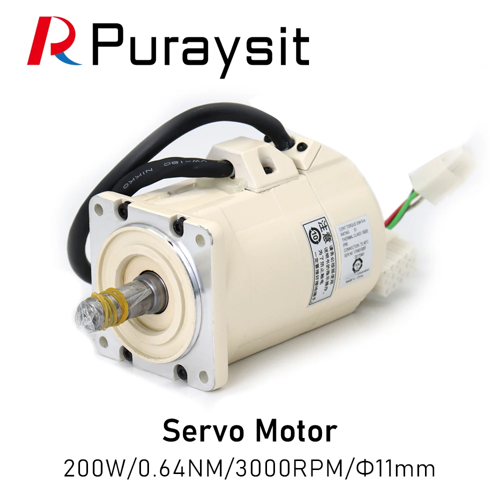 Puraysit NEW Original Servo Motor 200W MSMA022A1C 0.64NM 3000RPM Dia.11mm