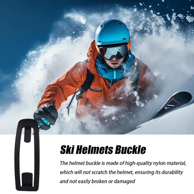 Helmet Buckle Replacement Nylon Helmet Replacement Part Hat Buckle Clasp Reusable Clasp Fasteners Skiing Accessories For