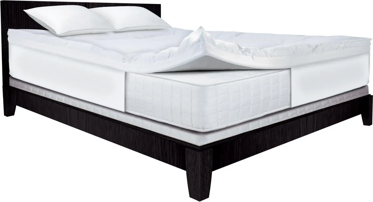 4-Inch Dual Layer Mattress Topper, California King