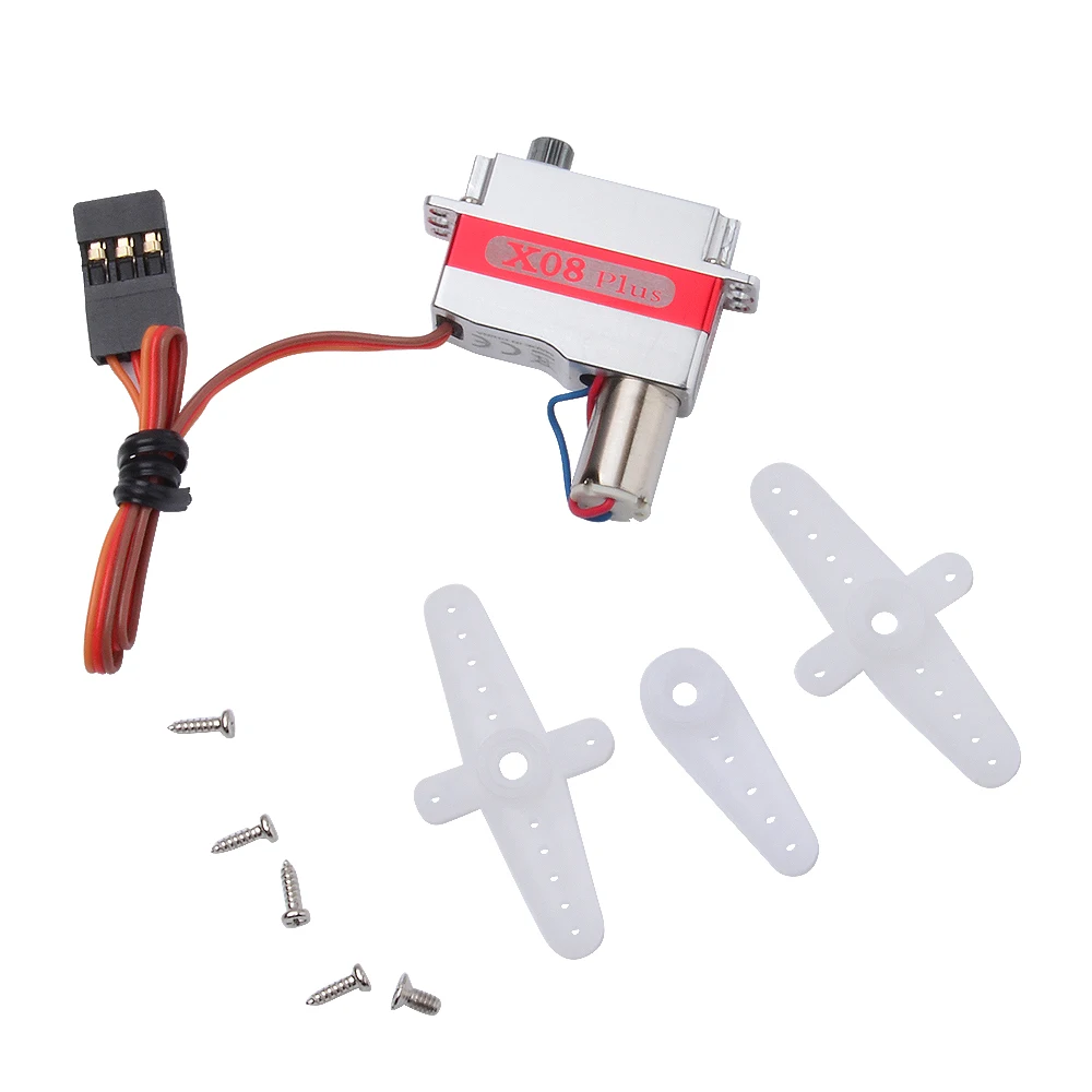 

KST X08 Plus 5.3Kg 0.09s 8mm 9g Servo High Voltage Metal Cased Glider Servo for RC Plane Drone