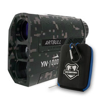 ARTBULL Outdoor Laser Golf Rangefinder for Hunting 1000m 650m Telescope with Flag-Lock Slope Pin Distance Meter Monocular