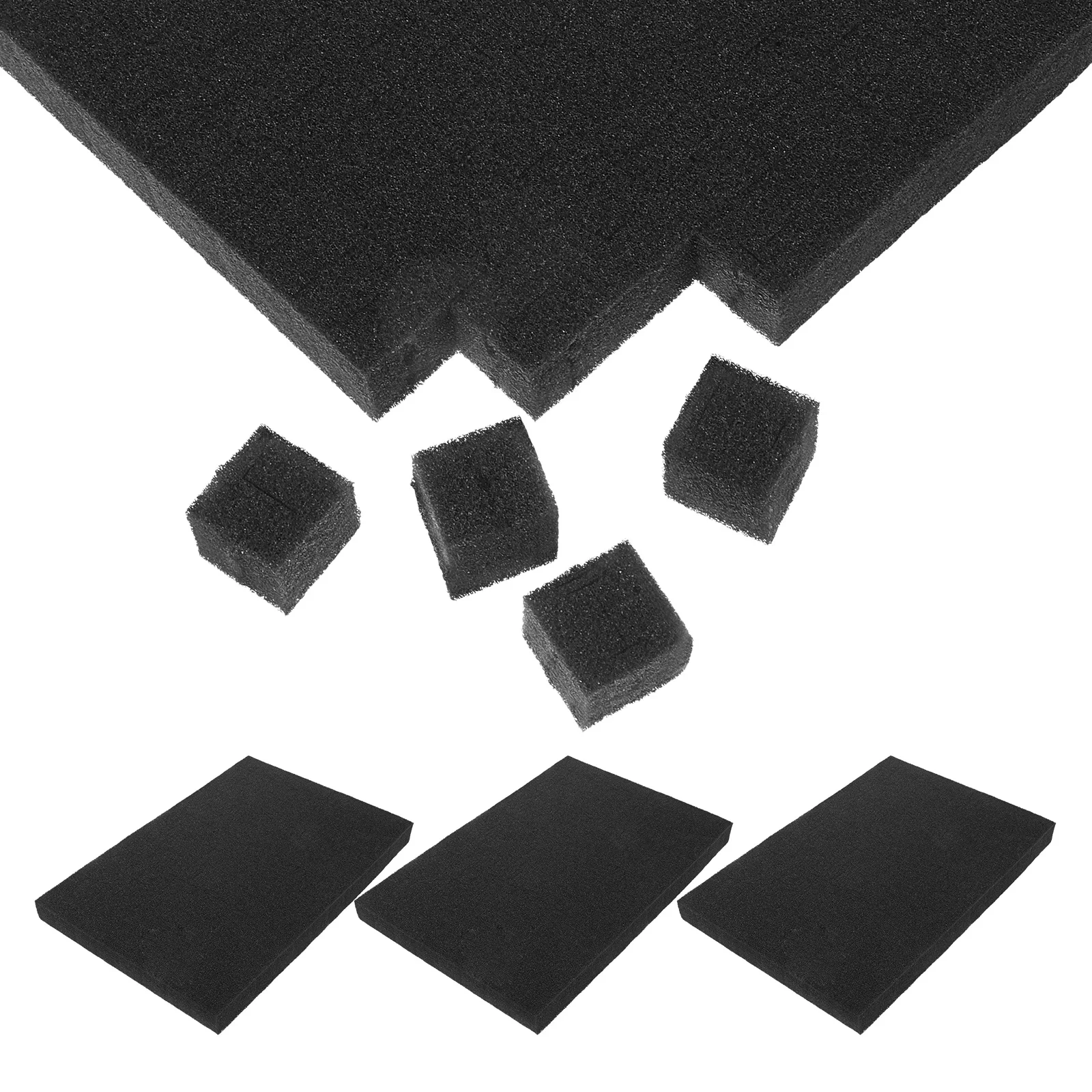 4 Sheet Hydroponic Sponges 25mm 96 Cutouts I Shaped Slit Ample Root Space Soft Elastic Water Absorbent Soilless Cultivation