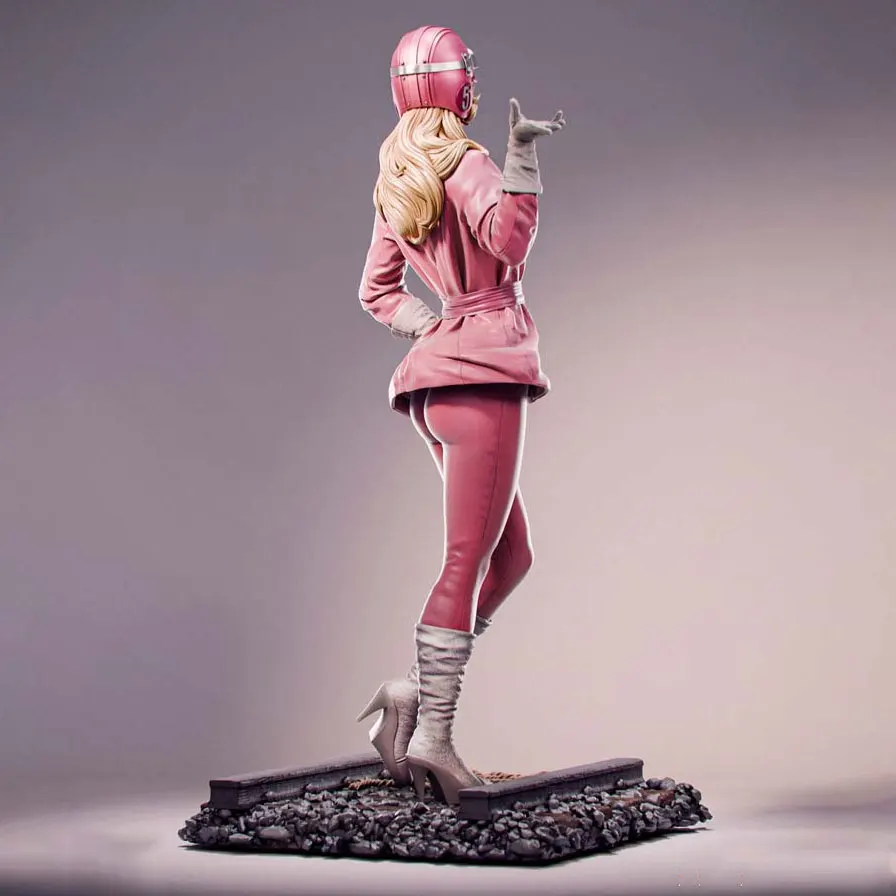 1/24  1/18  Resin Model Kit Female Racing Driver Figurine Unpainted No Color RW-1453