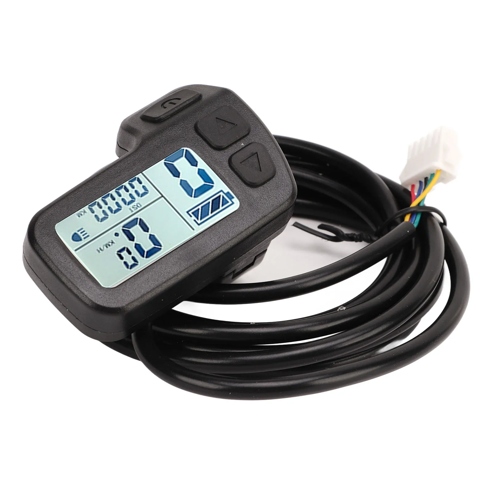 

Electric Bicycle LCD Display 24V 36V 48V Universal SM Connector Speed Control Meter