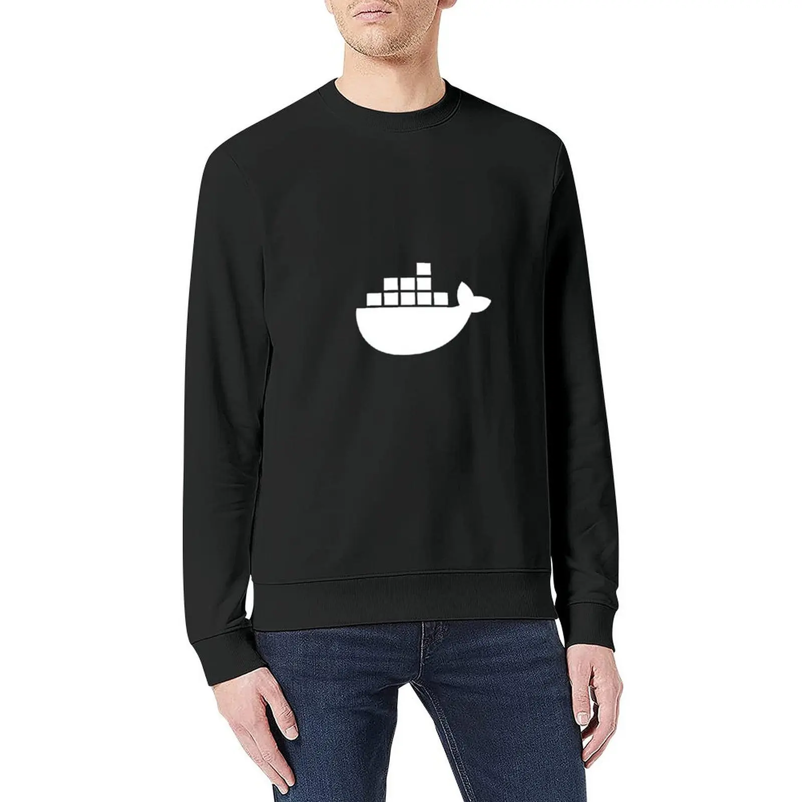 بلوفر بشعار دوكر ملابس رجالية ملابس خريفية ملابس خريف كورية سترة شتوية للرجال سترة أنيمي