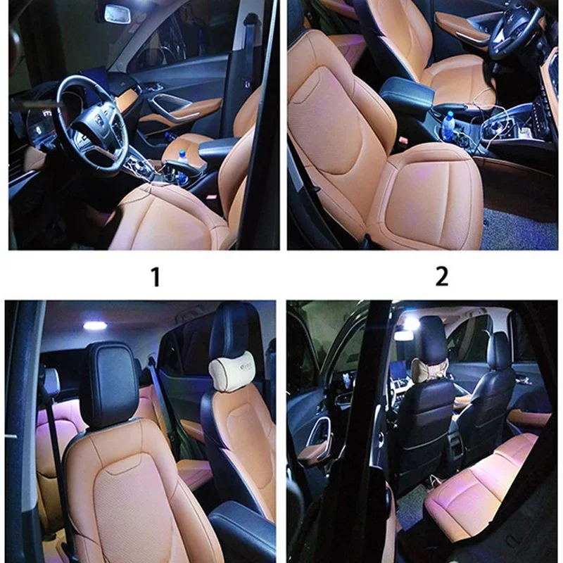 for Honda Accord 7 2003 2004 2005 2006 2007 Interior Lights Dome Map Room Roof LED Lamps Reading Light Trunk Panel 12V Car Lamp