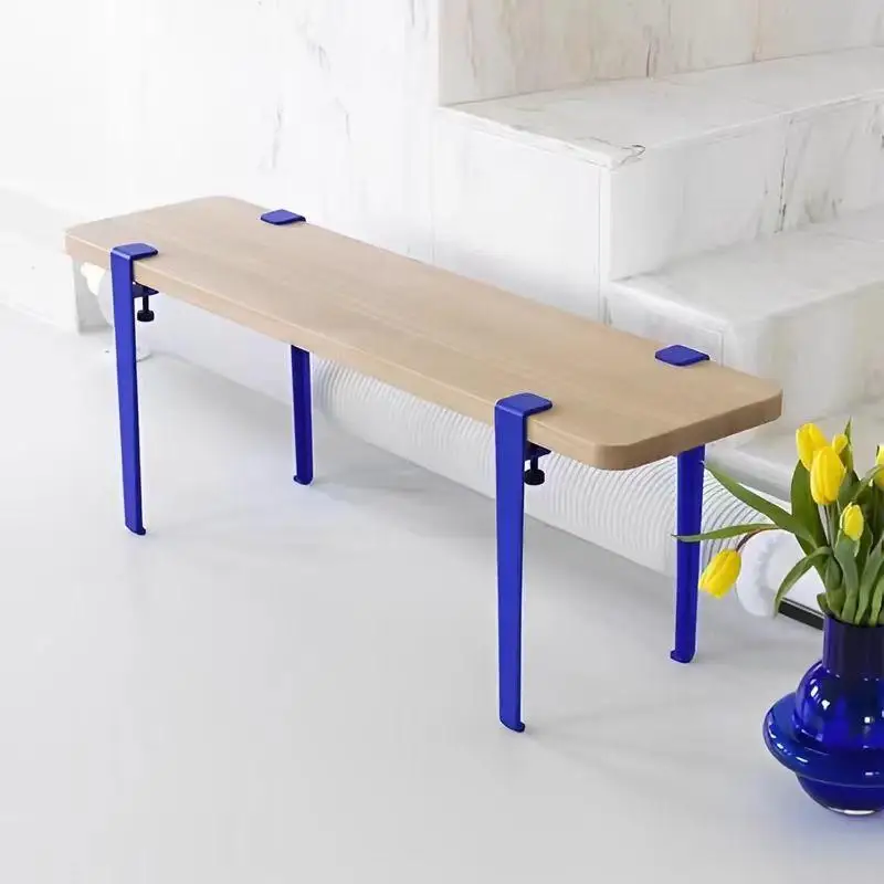 Creative and Fashionable DIY Furniture Legs No Drilling and Detachable Metal Table Legs Simple Color F-clip Desk Support Frame
