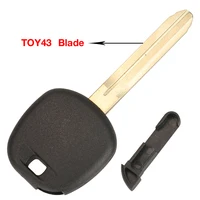 Jingyuqin remoto toyota43/toy48/toy47/va2 lâmina carro transponder chave escudo para toyota apto lexus sem chip fob caso substituição