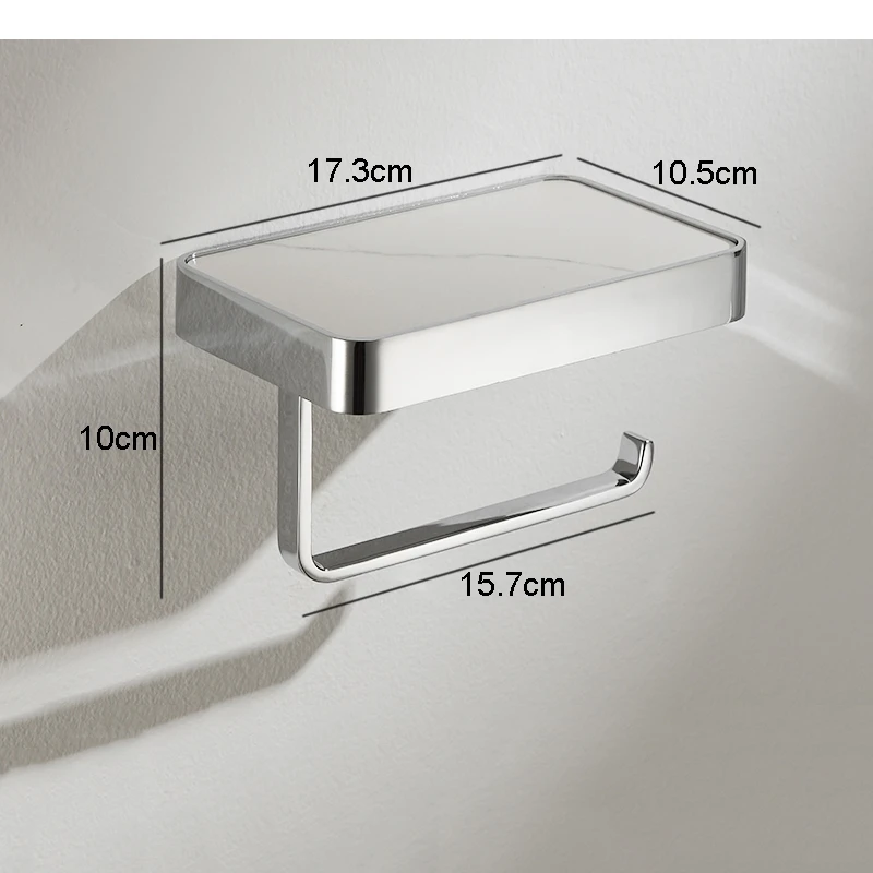 حامل الأنسجة المعدنية بلاطة الصخور منشفة ورقية تخزين الرف رفوف المنزل الحائط المرحاض حامل رفوف الحمام